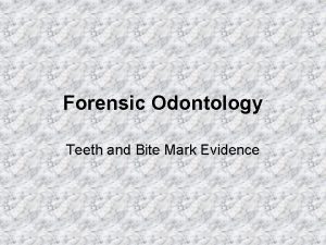 Famous forensic odontology cases Famous forensic odontology cases