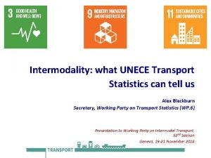 Intermodality what UNECE Transport Statistics can tell us