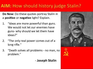 As a small boy how did the author regard stalin