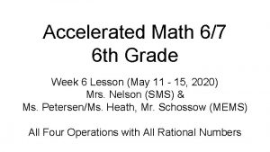 Math 6th grade