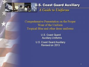 Coast guard trops collar device placement