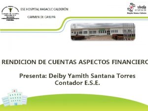 Aspectos financieros y rendición de cuentas