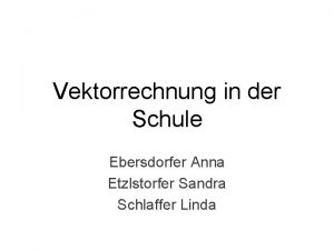 Anna ebersdorfer