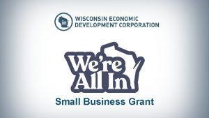 Small Business Grant Pandemic Relief for Small Businesses