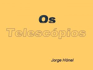 Telescopio perspicillum