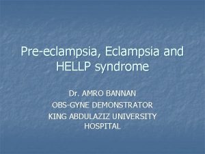 Hellp syndrome symptoms