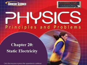 Static electricity chapter 20 answers