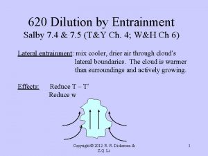620 Dilution by Entrainment Salby 7 4 7