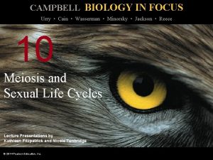 CAMPBELL BIOLOGY IN FOCUS Urry Cain Wasserman Minorsky
