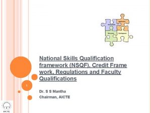 Level-6 of national skill qualification framework