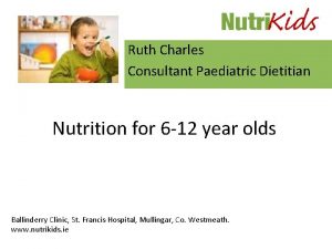 Ruth charles dietitian