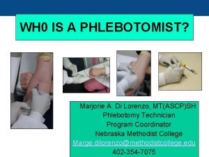 Methodist phlebotomy class