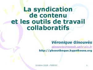 Syndication de contenu