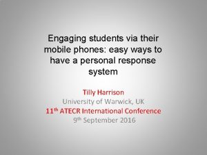 Engaging students via their mobile phones easy ways
