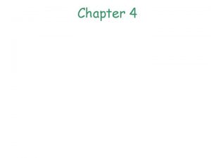 Chapter 4 Review of Sequential Representations Previously introduced