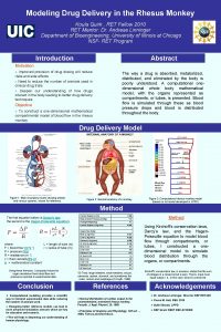 Modeling Drug Delivery in the Rhesus Monkey Koula