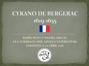 CYRANO DE BERGERAC 1619 1655 DARO ROYO Y