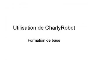 Charlyrobot prix