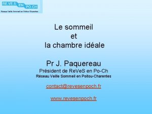 Rseau Veille Sommeil en PoitouCharentes Le sommeil et