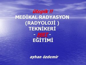 Radyasyon tanımı