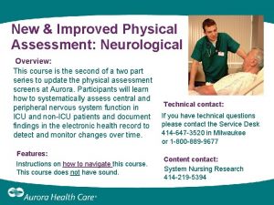 Neurological assessment form