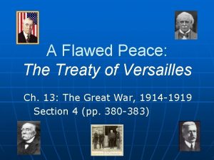 A flawed peace summary A flawed peace summary