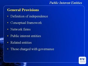 Public interest entity definition