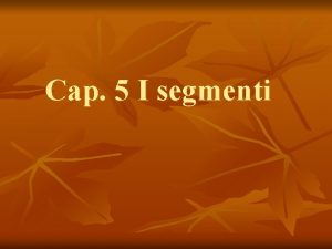 Un segmento è il quintuplo di un altro Un segmento è il quintuplo di un altro