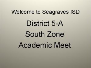 Seagraves isd