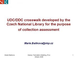Difference between ddc and udc Difference between ddc and udc
