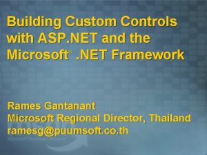 Custom controls in asp.net