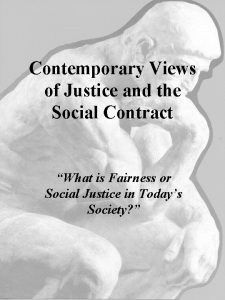 Definiton of social contract