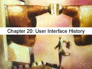 History of the graphical user interface