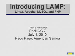 Lamp sql