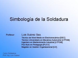 Simbologia de soldadura