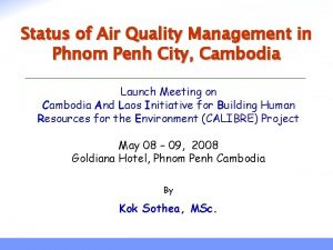 Air quality phnom penh