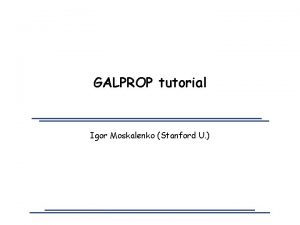 Galprop