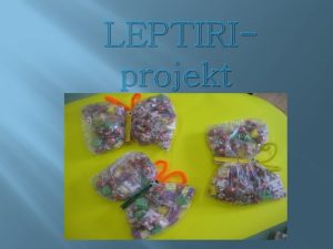 LEPTIRIprojekt Sadraj Izgled leptira Vrste leptira Rasprostranjenost Prirodni