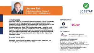 Lisanne Tuit Cordinator Jobstap Educatyf 06 22 83