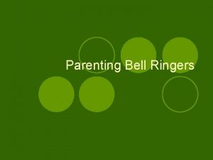 Parenting Bell Ringers Bell Ringers Week 1 l