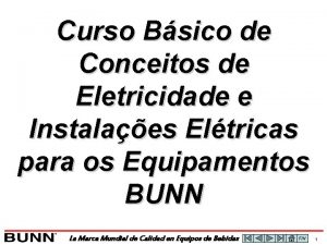 Curso Bsico de Conceitos de Eletricidade e Instalaes