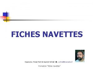 Fiches navettes