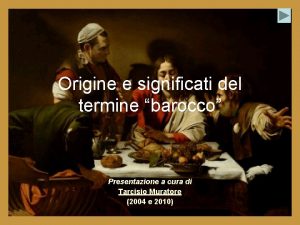 Barocco significato Barocco significato