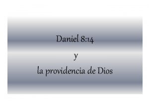Daniel 8 14