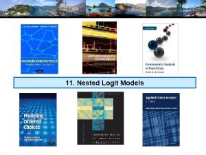 11 Nested Logit Models Extended Formulation of the