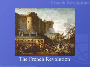 The French Revolution Absolutism Absolute monarchs didnt share