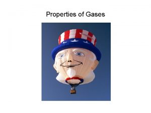 Properties of gases