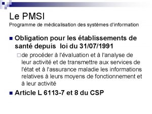 Pmsi Pmsi
