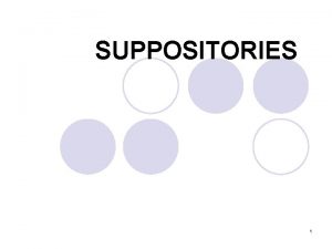 Types of suppository bases