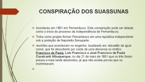 Conspiração dos suassunas